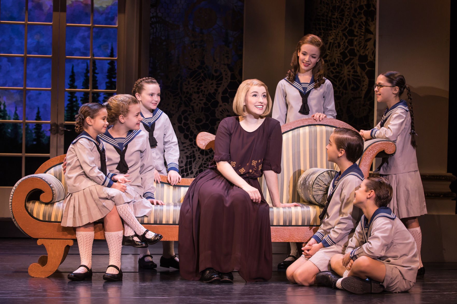 Jill-Christine Wiley and the von Trapp children